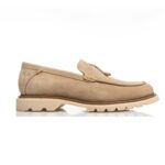 VERSACE 1969 SHOES SUEDE BEIGE - Image 2
