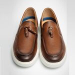 VERSACE 1969 SHOES TOBACCO