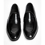 VERSACE 1969 SHOES PATENT LEATHER BLACK