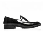 VERSACE 1969 SHOES PATENT LEATHER BLACK - Image 2