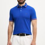 TOMMY HILFIGER MEN'S TIPPED SEASONAL SLIM FIT REGAL BLUE