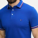 TOMMY HILFIGER MEN'S TIPPED SEASONAL SLIM FIT REGAL BLUE - Image 3