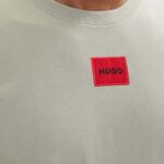 HUGO MEN'S T-SHIRT LIGHT/PASTEL GREEN - Image 2