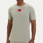 HUGO MEN'S T-SHIRT LIGHT/PASTEL GREEN