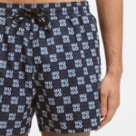 HUGO MEN'S SWIMSUIT SHORTS NAVY BLUE - Image 3