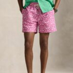 POLO RALPH LAUREN 14.5-CM TRAVELLER SWIMMING TRUNK PINK