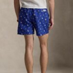 POLO RALPH LAUREN 14.5-CM TRAVELLER SWIMMING TRUNK BLUE NEUTICAL MARINE - Image 2
