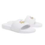 LACOSTE WOMEN'S SLIDES WHITE - Image 2