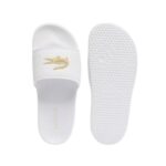 LACOSTE WOMEN'S SLIDES WHITE - Image 3