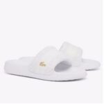LACOSTE WOMEN'S SLIDES WHITE - Image 2