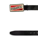 DSQUARED2 MEN PLAQUE LOGO BELT BLACK - Image 2
