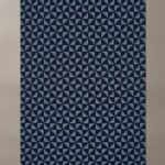 EMPORIO ARMANI ESSENTIAL TERRY BEACH TOWEL WITH ALL OVER LOGO BLUE