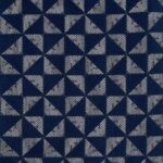 EMPORIO ARMANI ESSENTIAL TERRY BEACH TOWEL WITH ALL OVER LOGO BLUE - Image 2