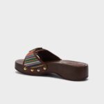 SCHOOL WOMEN'S SANDALS PESCURA HEELS BROWN/MULTI - Image 3