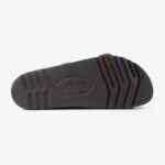 SCHOLL MEN'S WILL FLIPPERS LEATHER SUEDE TAUPE - Image 4