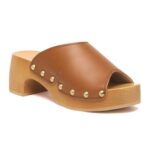 SCHOOL WOMEN'S PESCURA WAVE LEATHER FULL GRAIN COGNAC - Image 3