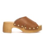 SCHOOL WOMEN'S PESCURA WAVE LEATHER FULL GRAIN COGNAC