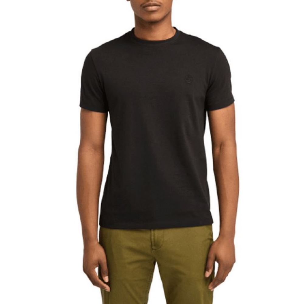 TB0A2BPR-1 TIMBERLAND DUNSTAN RIVER SHORT SLEEVE TEE SLIM FIT BLACK - Image 1